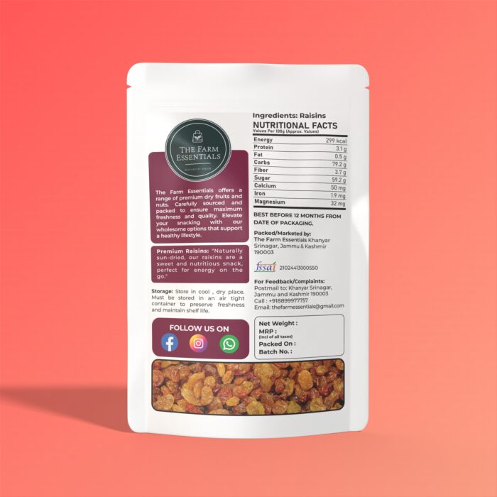Premium Handpicked Raisins