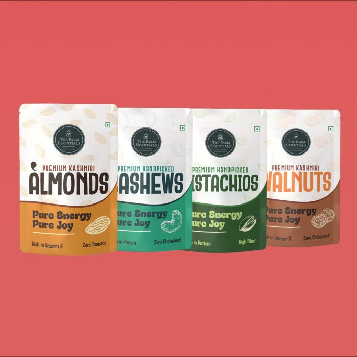 Combo of 4 (Almond+Cashews+Pistachios+Walnut)